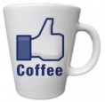 Taza Facebook Me Gusta Café
